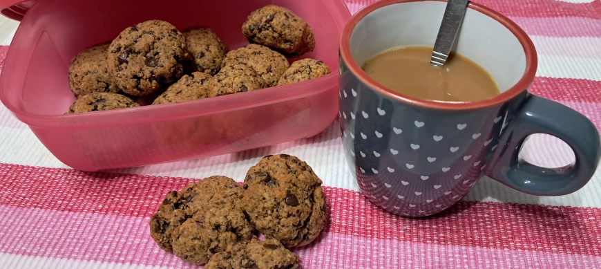 Cookies de chocolate y coco