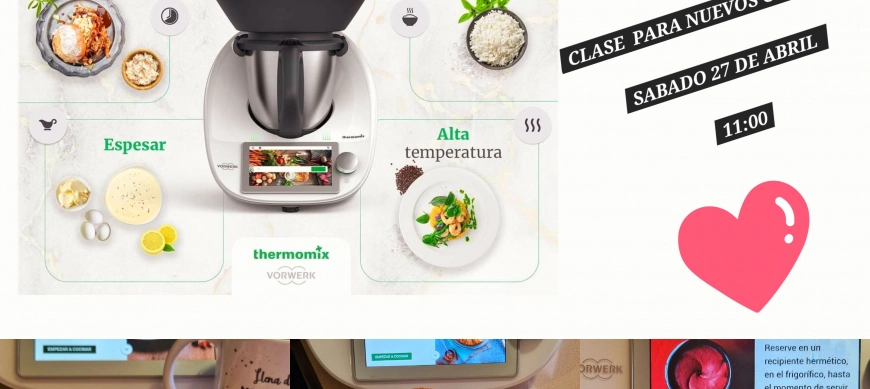 ¡¡CLASE DE COCINA PARA NUEVOS CLIENTES!!! SABADO 27 DE ABRIL A LAS 11:00.