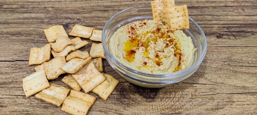 HUMMUS DE CALABACIN....Y GARBANZOS...DIFERENTE Y SALUDABLE