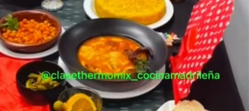 Clase Cocina THERMOMIX POTOSÁ “COCINA REGIONAL DE MADRID”