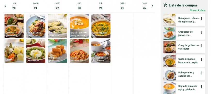 Ideas para preparar tu menú semanal con Thermomix