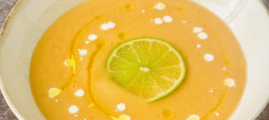 SOPA FRÁA DE MELÓN CON LIMA??