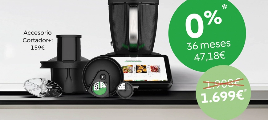 Thermomix TM7 + 0% intereses + accesorio cortador + garantía extra.