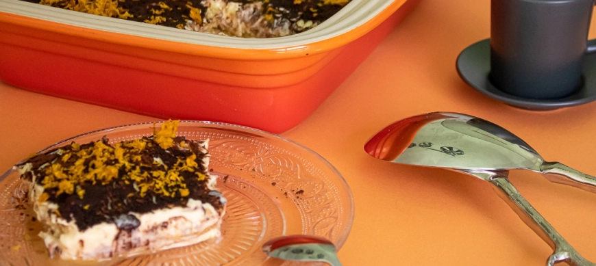 Tiramisú a la naranja