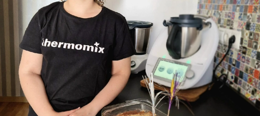 Tiramisú a la naranja con Thermomix