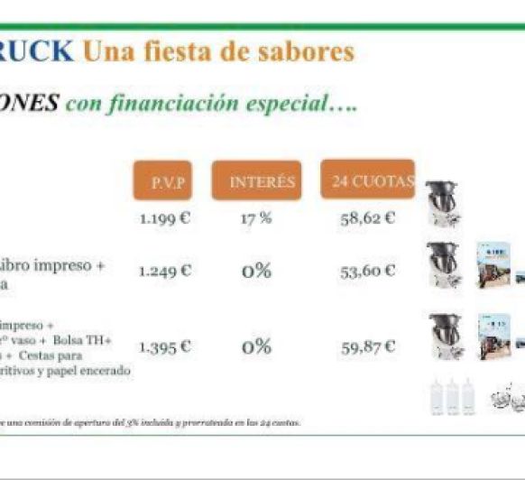 Financiación con 0% de interés hasta el 9 de julio