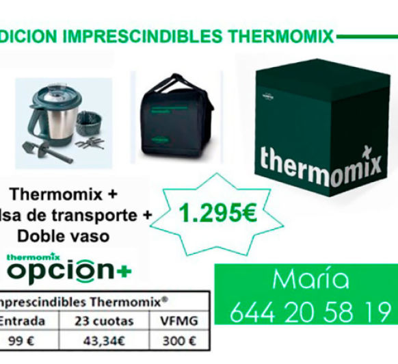 Ofertón Thermomix® doble vaso y bolsa de transporte, Edición Imprescindibles