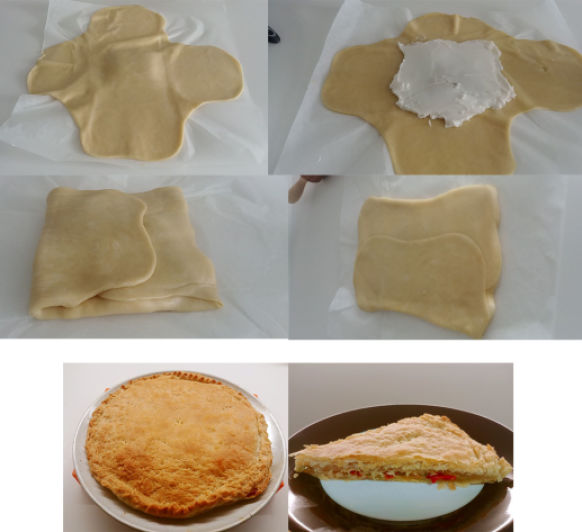Empanada hojaldrada